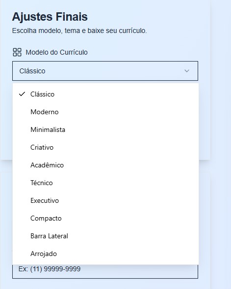 ProCurrículo - Crie Currículos Profissionais em 3 Minutos