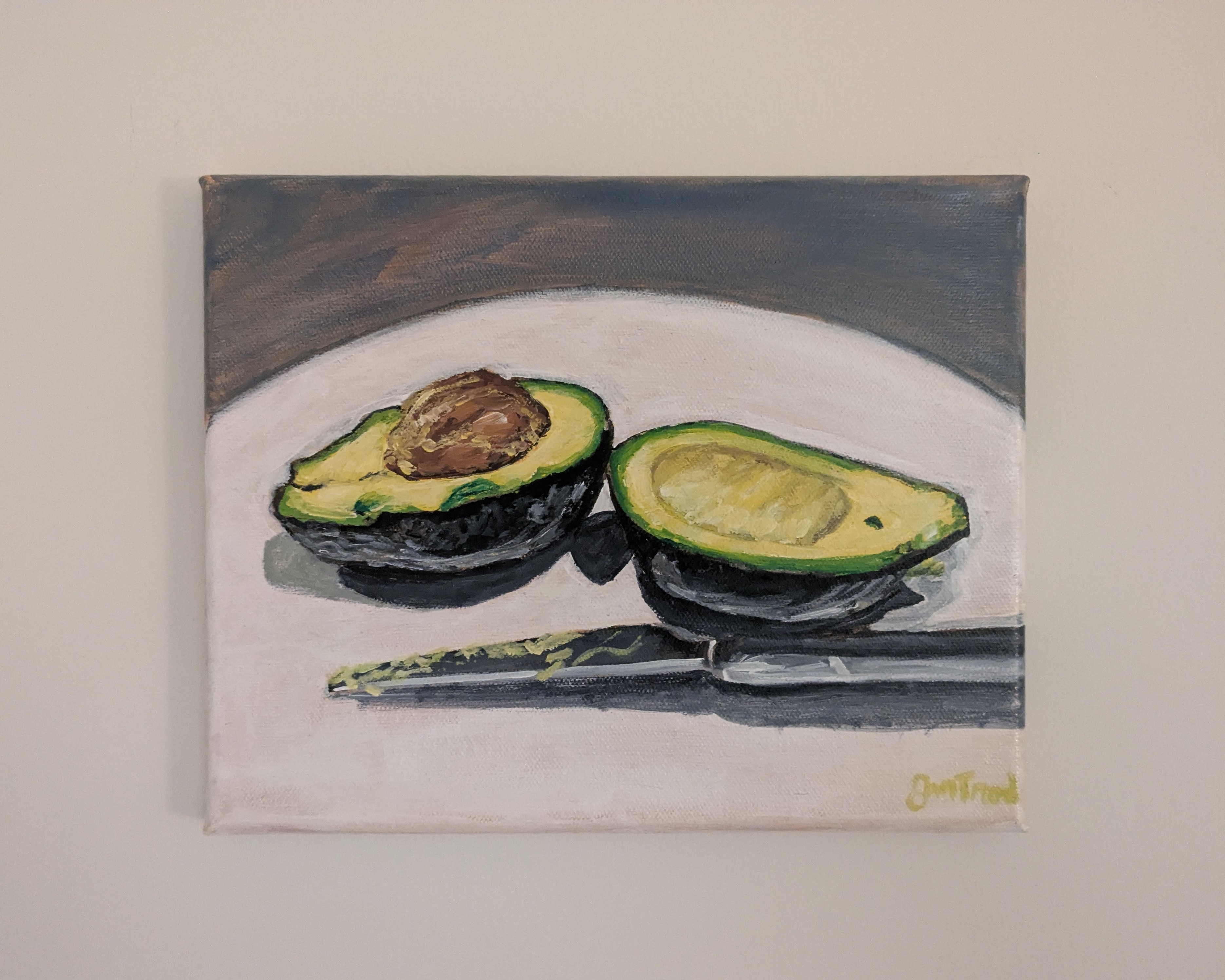Avocados #2 (8" x 10" x 0.75")