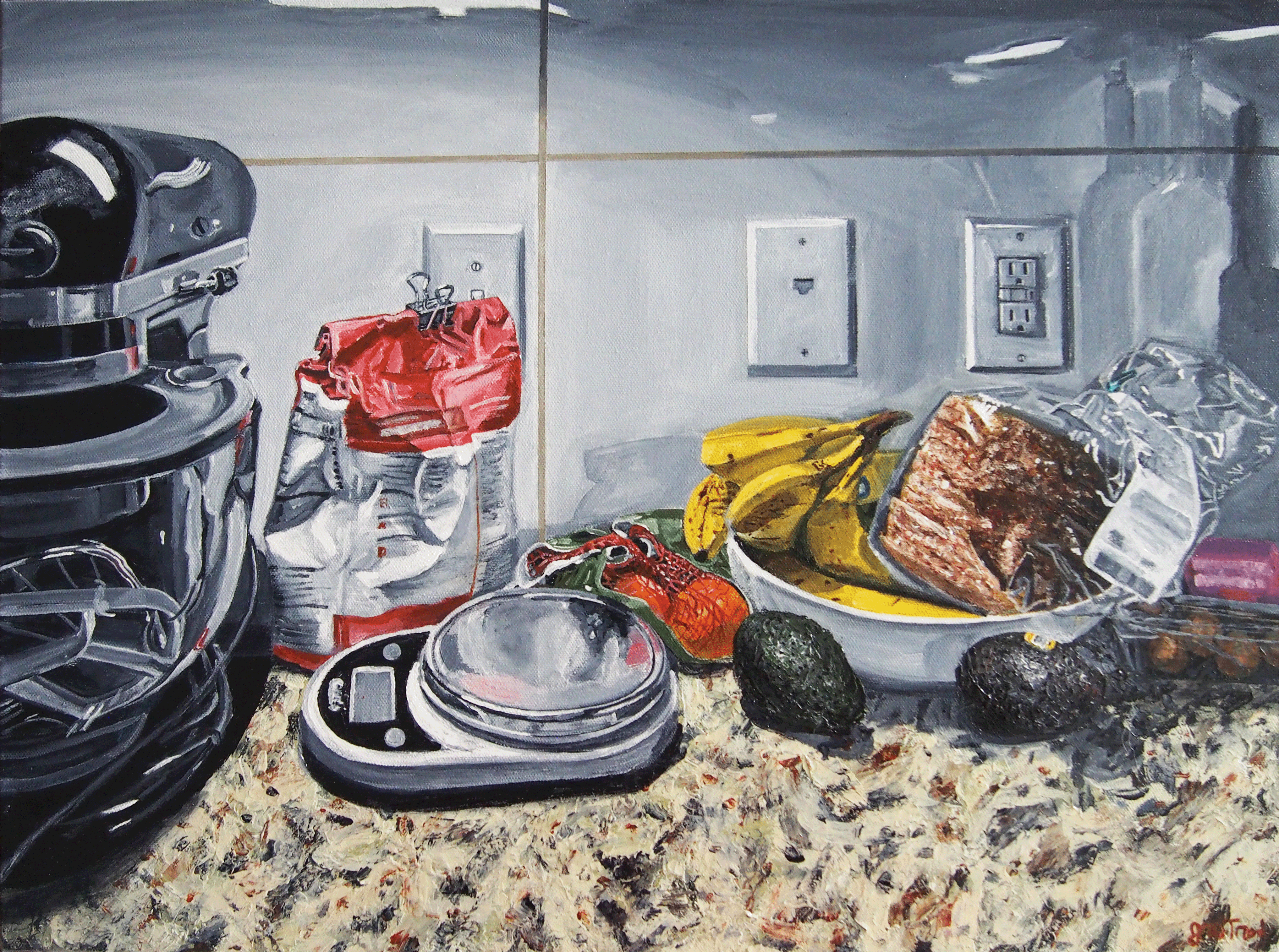 Countertop Clutter (18" x 24" x 1.5")