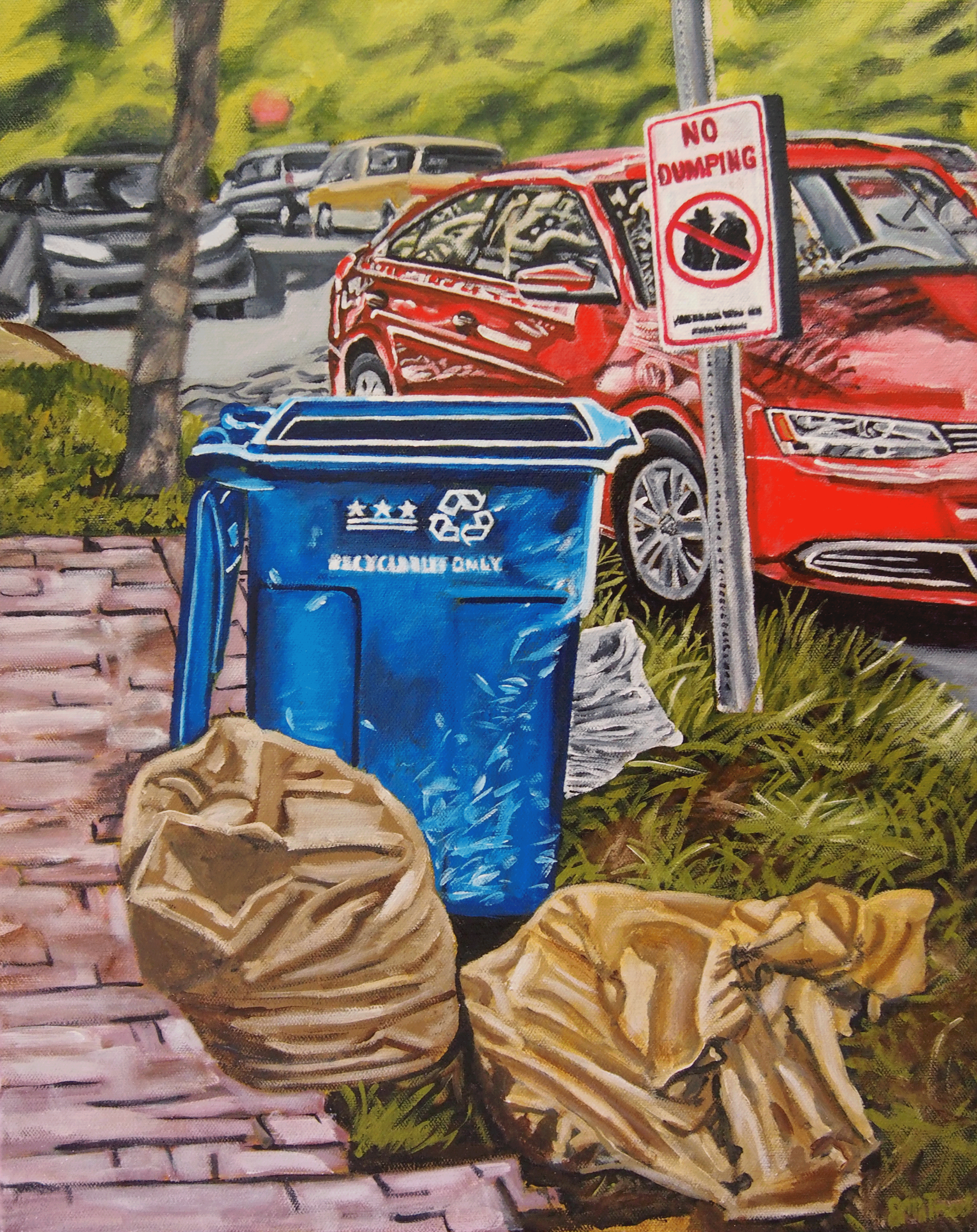 Unattractive Nuisance (20" x 16" x 0.75")