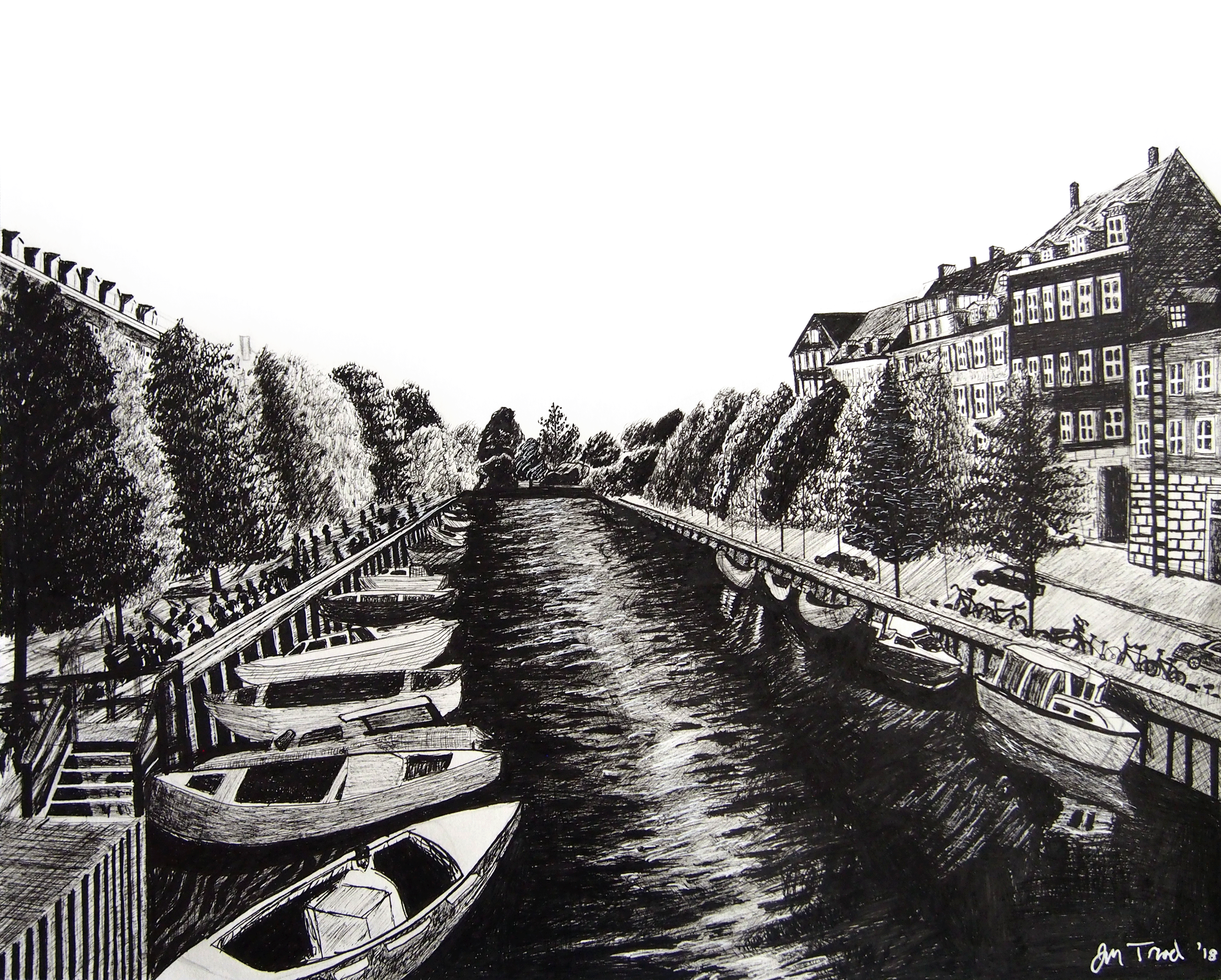 Copenhagen (11" x 14")