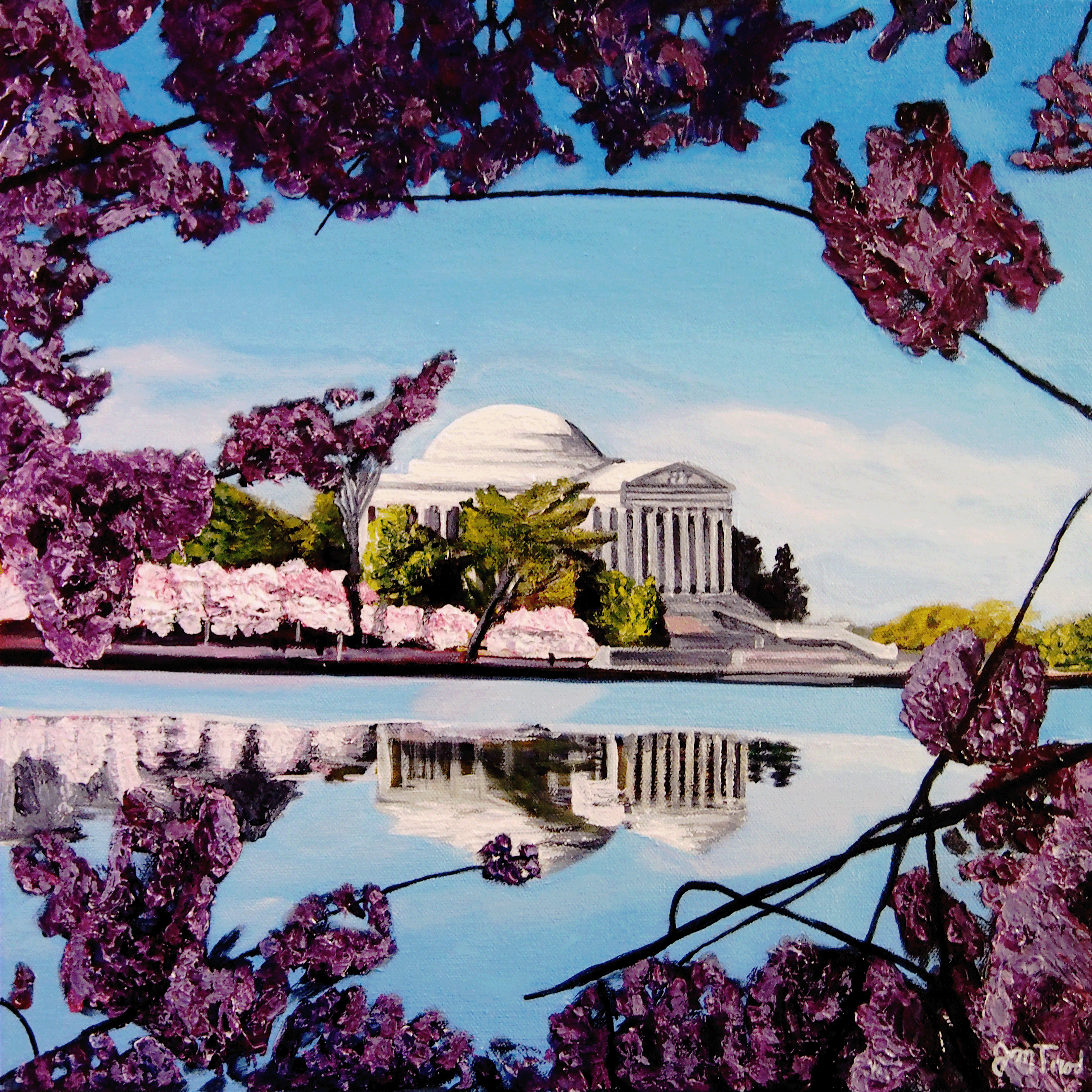 Peak Bloom at Tidal Basin (PRINT)