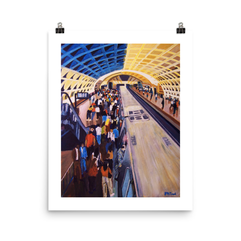 Evening Rush Hour Poster