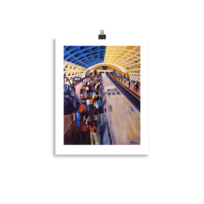 Evening Rush Hour Poster