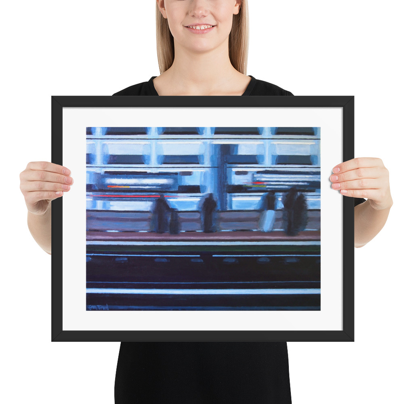 Fast Transfer Framed poster