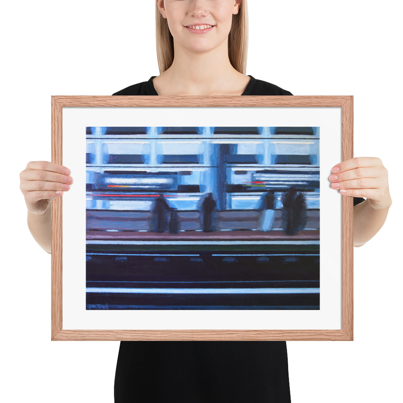 Fast Transfer Framed poster