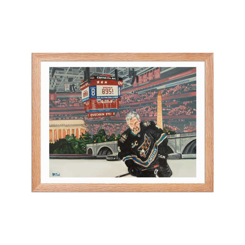 Ovechkin 895! (Framed Poster Print)