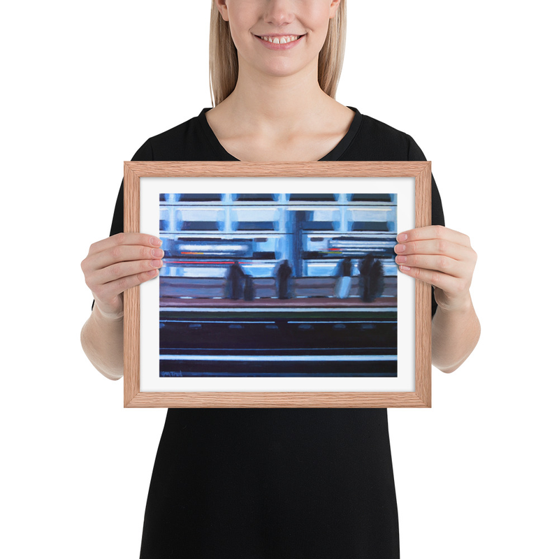 Fast Transfer Framed poster