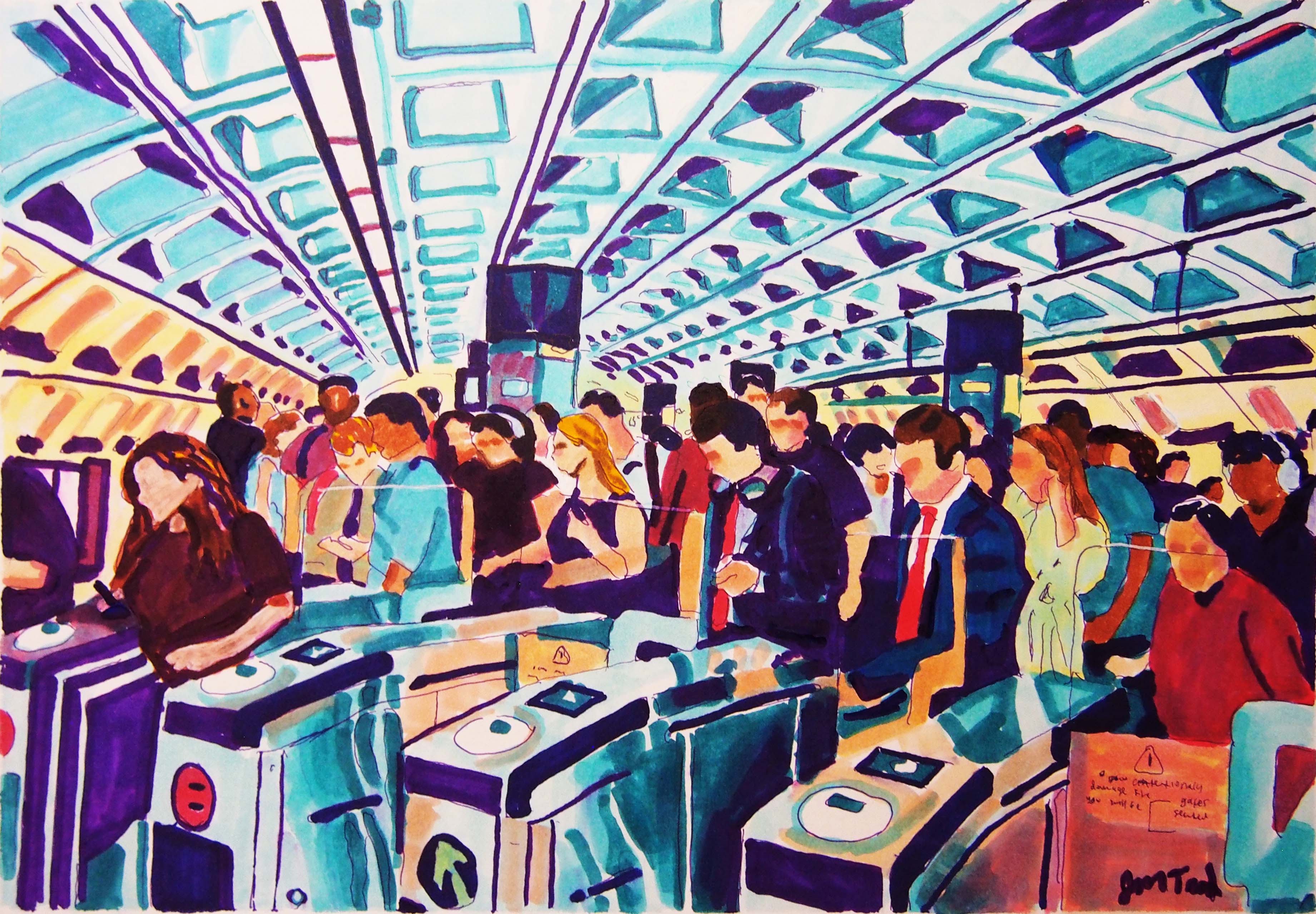 Probably Hill Staffers #1 (9" x 12")