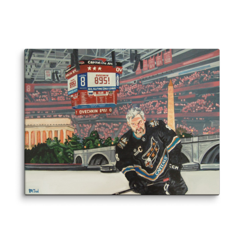 Ovechkin 895! (Canvas Print) 