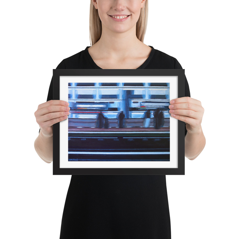 Fast Transfer Framed poster