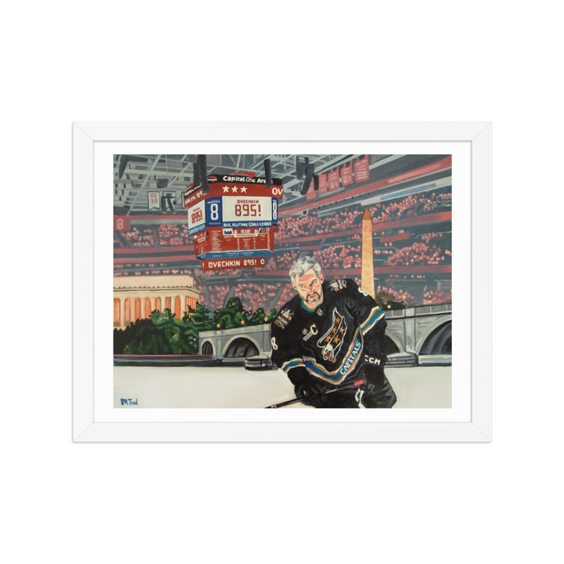 Ovechkin 895! (Framed Poster Print)