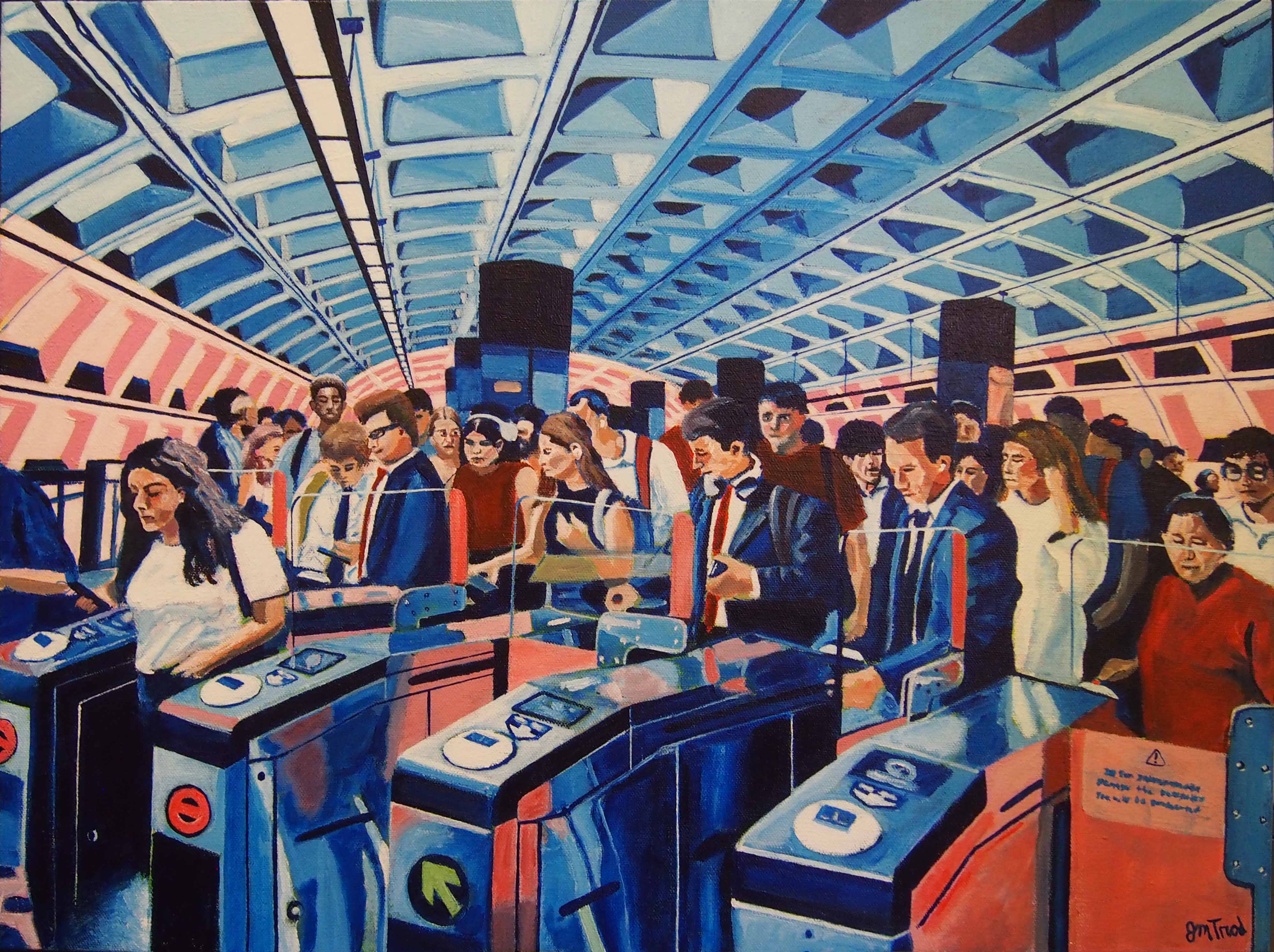 Probably Hill Staffers #2 (18" x 24" x 0.75")