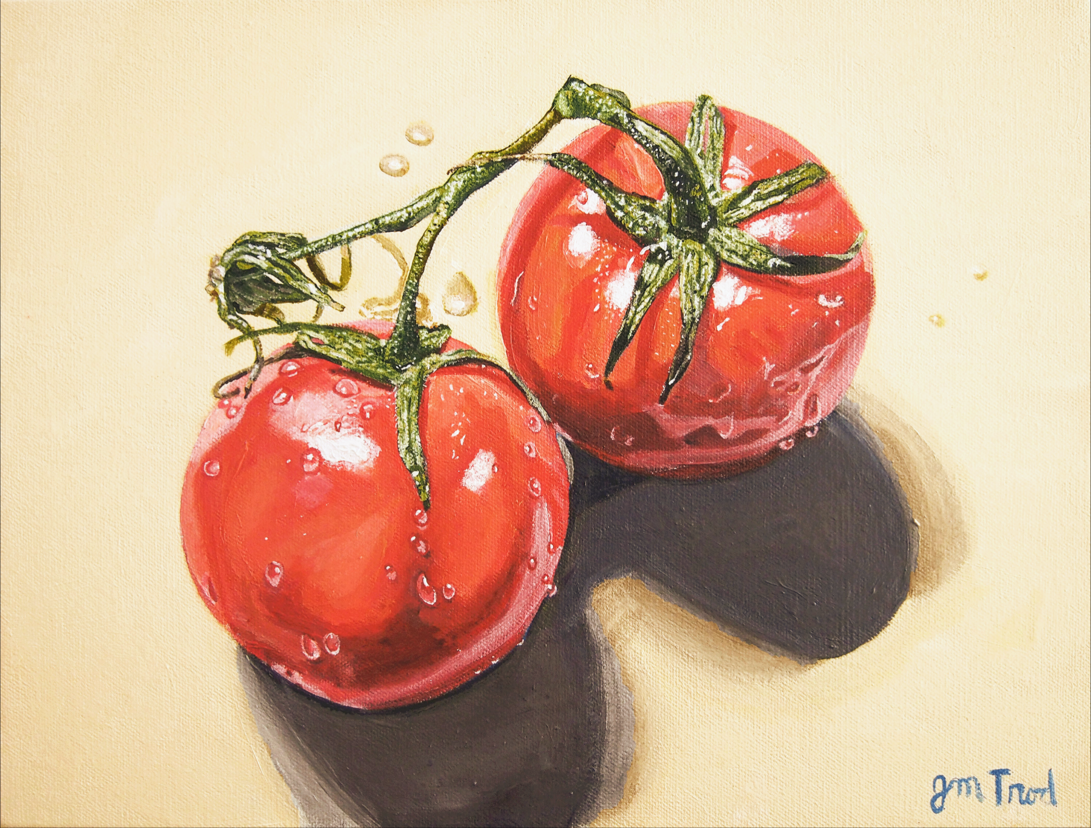 Two Tomatoes (12" x 16" x 1.5")
