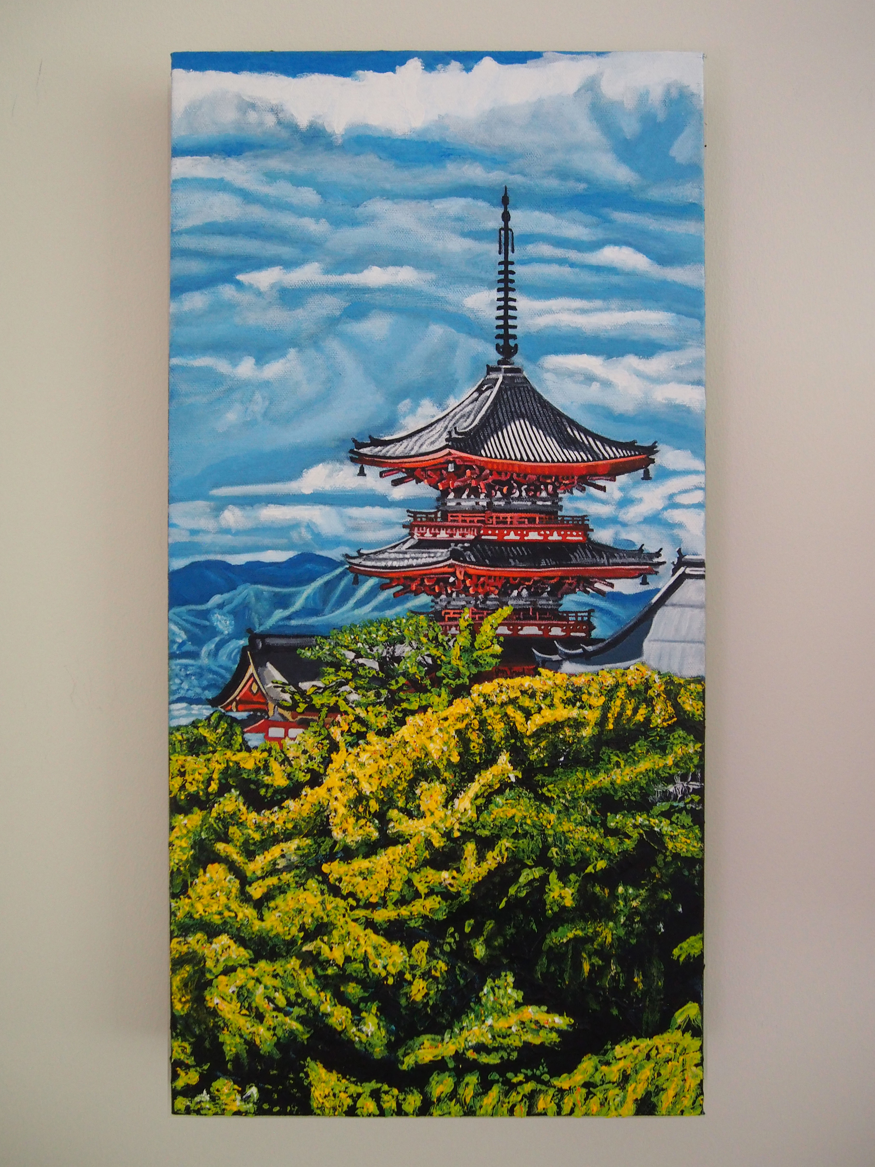 Kiyomizu-dera Pagoda (24" x 12" x 1.5")