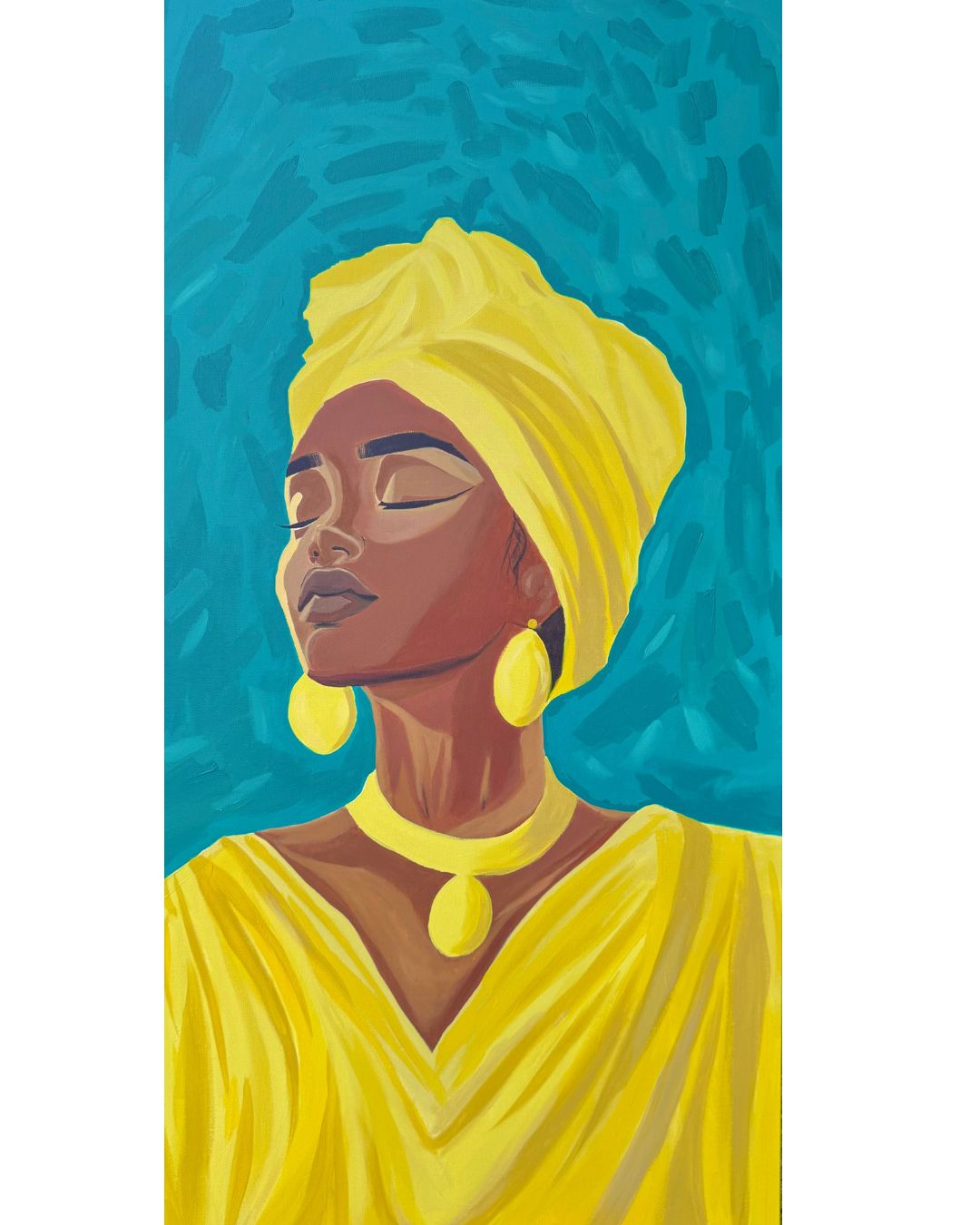 Modern Afrocentric Portrait Painting
