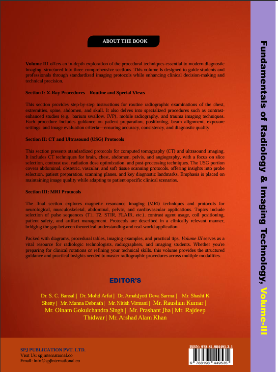 Fundamentals of Radiology and Imaging Technology, Volume II