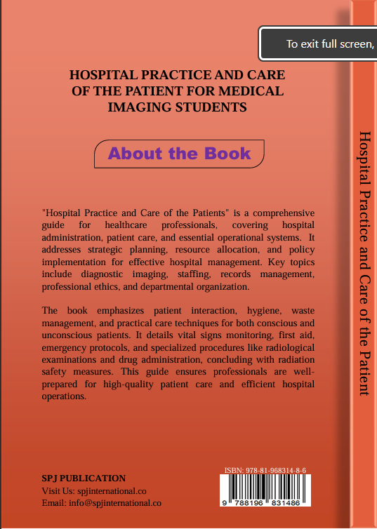 Hospital Practice and Care of the Patient