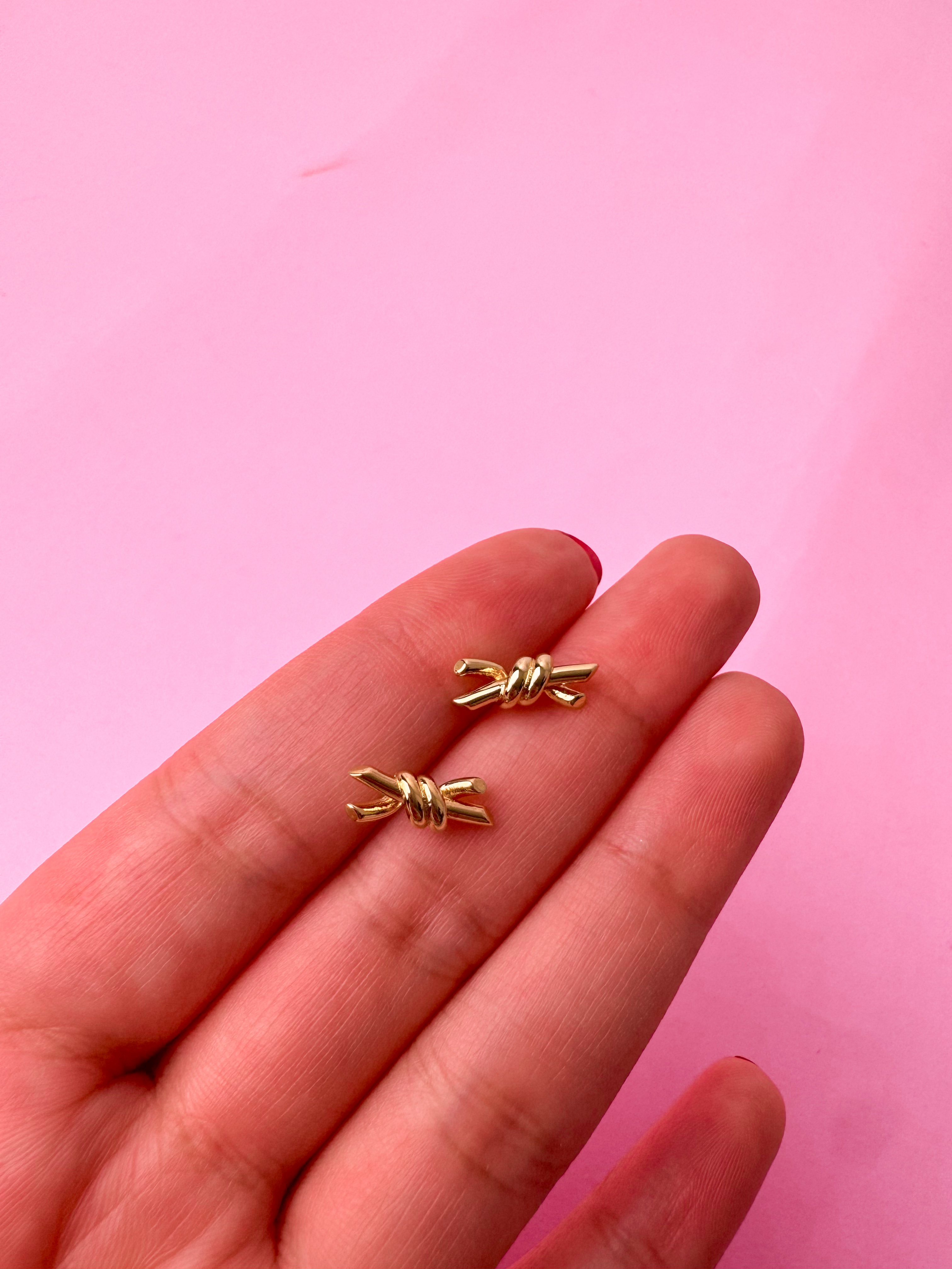 Aretes Tiff de moño