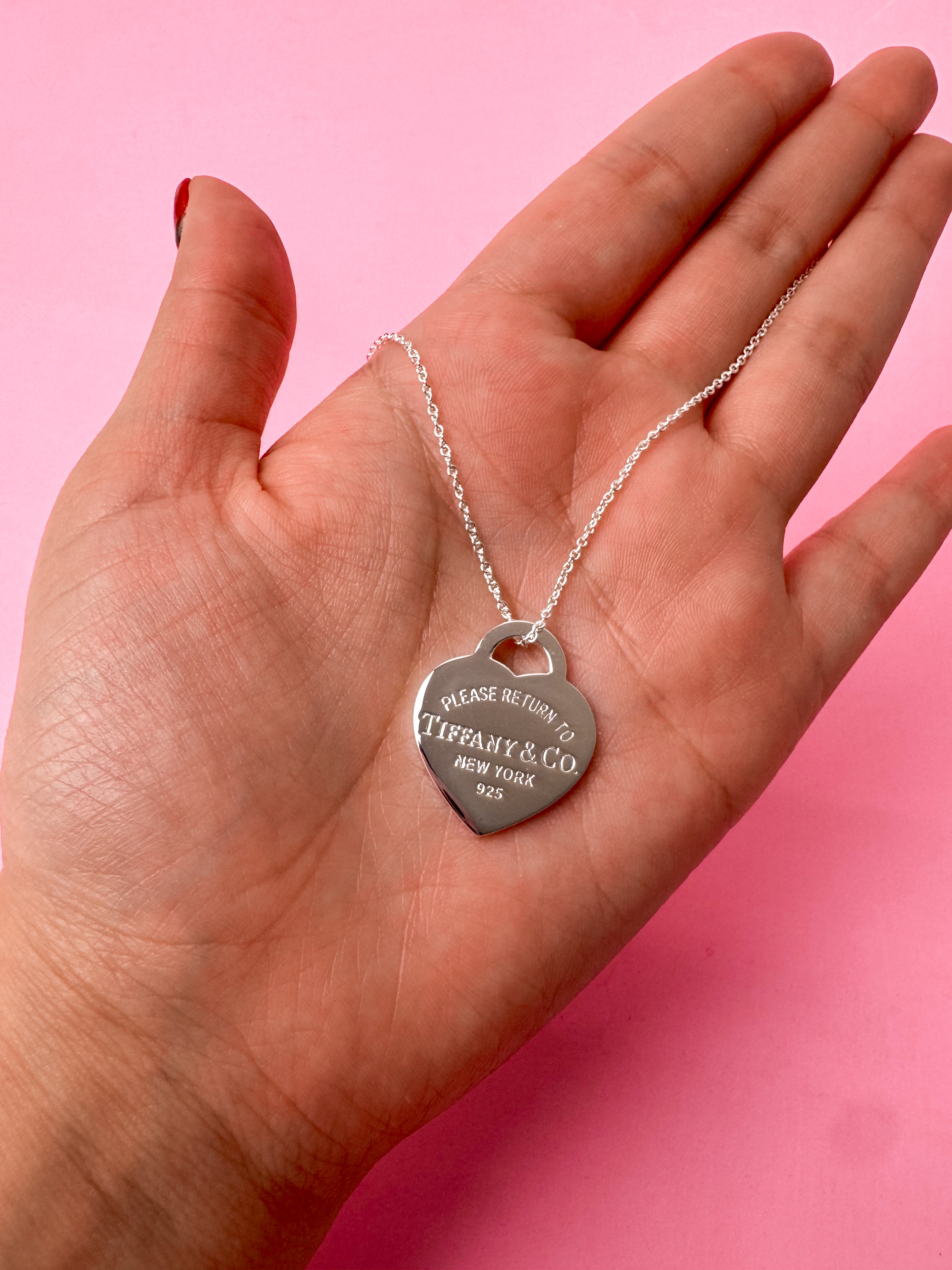 Collar tipo Tiff plata