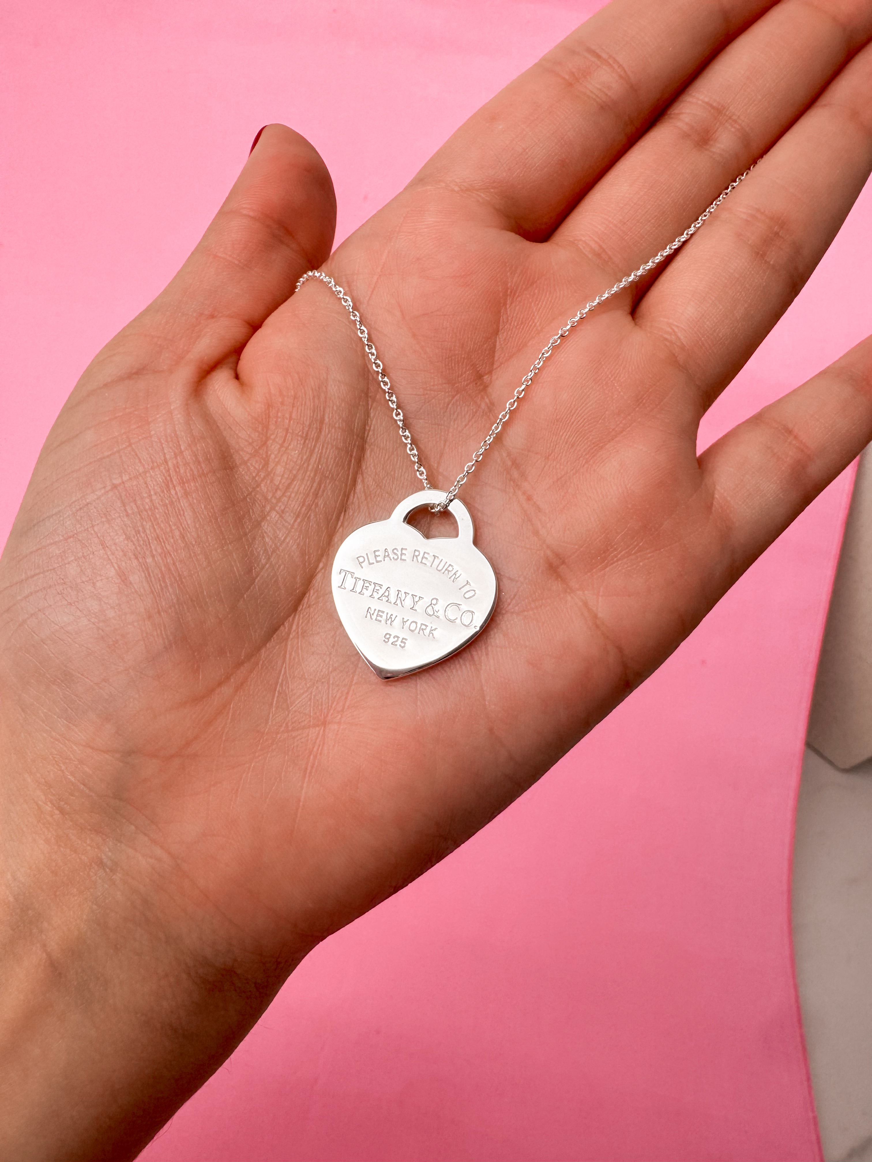 Collar tipo Tiff plata