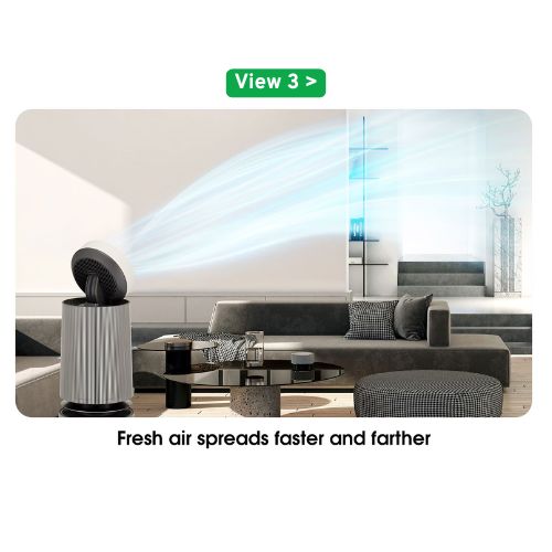 LG Subscribe™ 360º Alpha Pet Double (Beige) Air Purifier with Allergy Care and Pet Mode