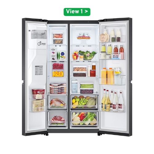 LG Subscribe [635L] Door-In-Door Fridge in Matte Black