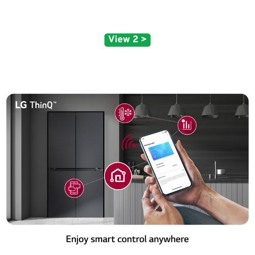 LG Subscribe [665L] French Door Fridge in Matte Black Finish