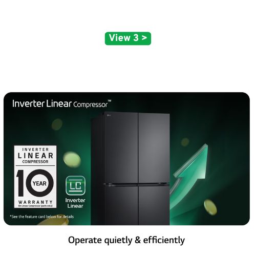 LG Subscribe [665L] French Door Fridge in Matte Black Finish