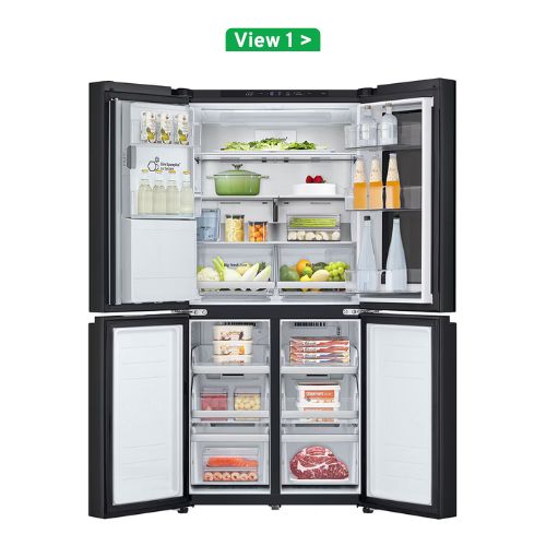 LG Subscribe [508L] French Door Fridge with InstaView in Essence Matte Black Finish