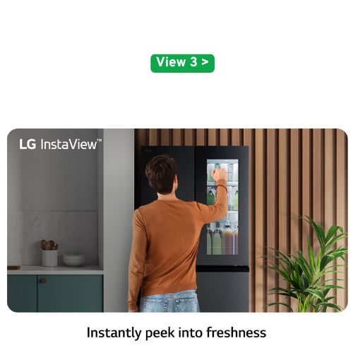 LG Subscribe [508L] French Door Fridge with InstaView in Essence Matte Black Finish