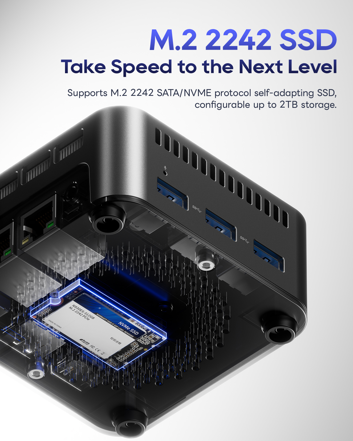 GTBOX MINI N150 Intel 12th Gen N150 Processor 12GB RAM + 512GB SSD WINDOW 11 PRO