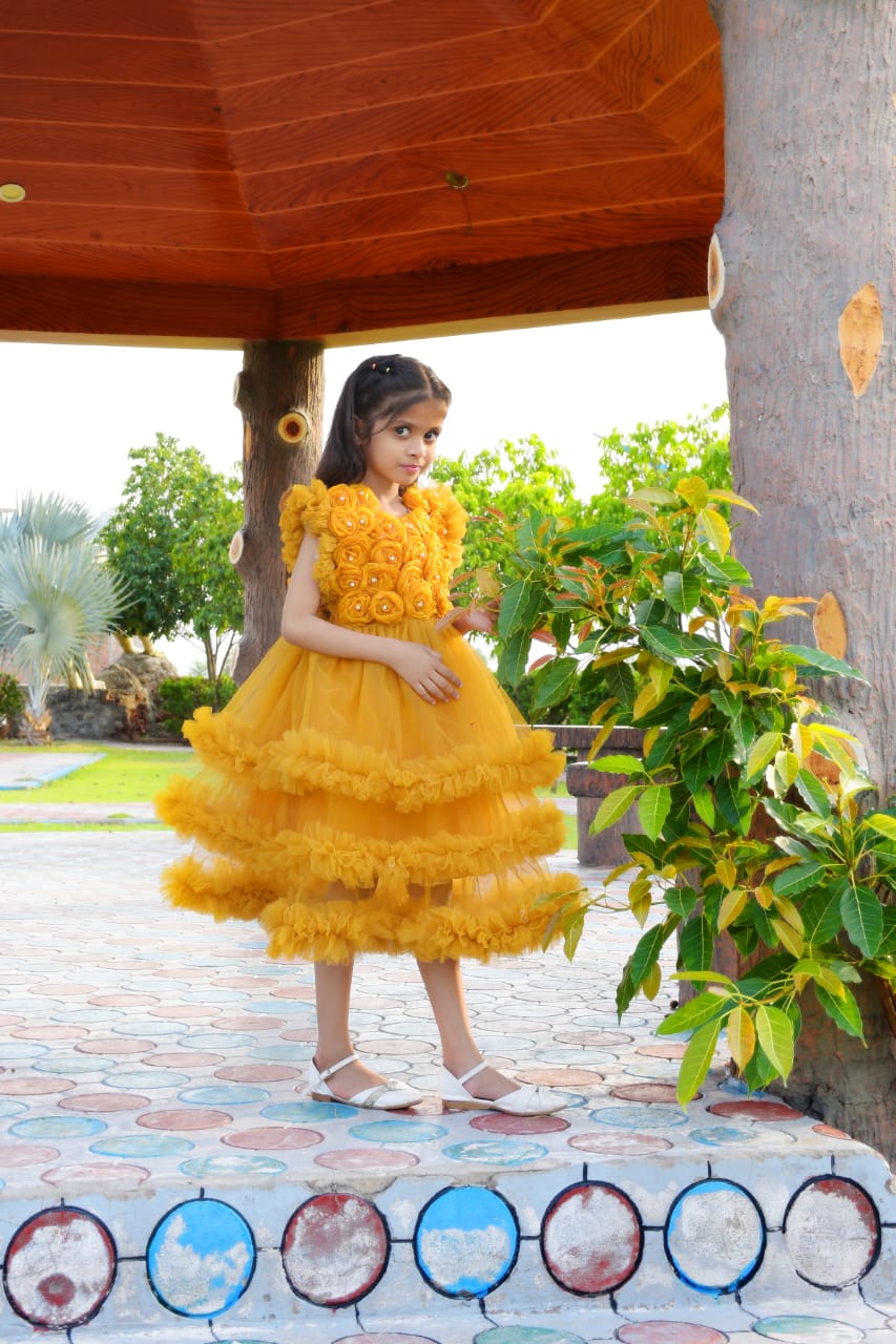 Frilled Flower Frock 