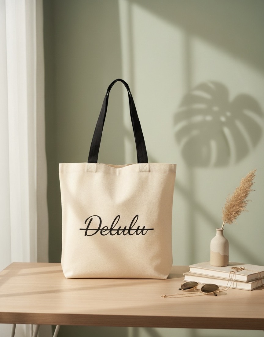 Regina  - Delulu Canvas Tote Bag