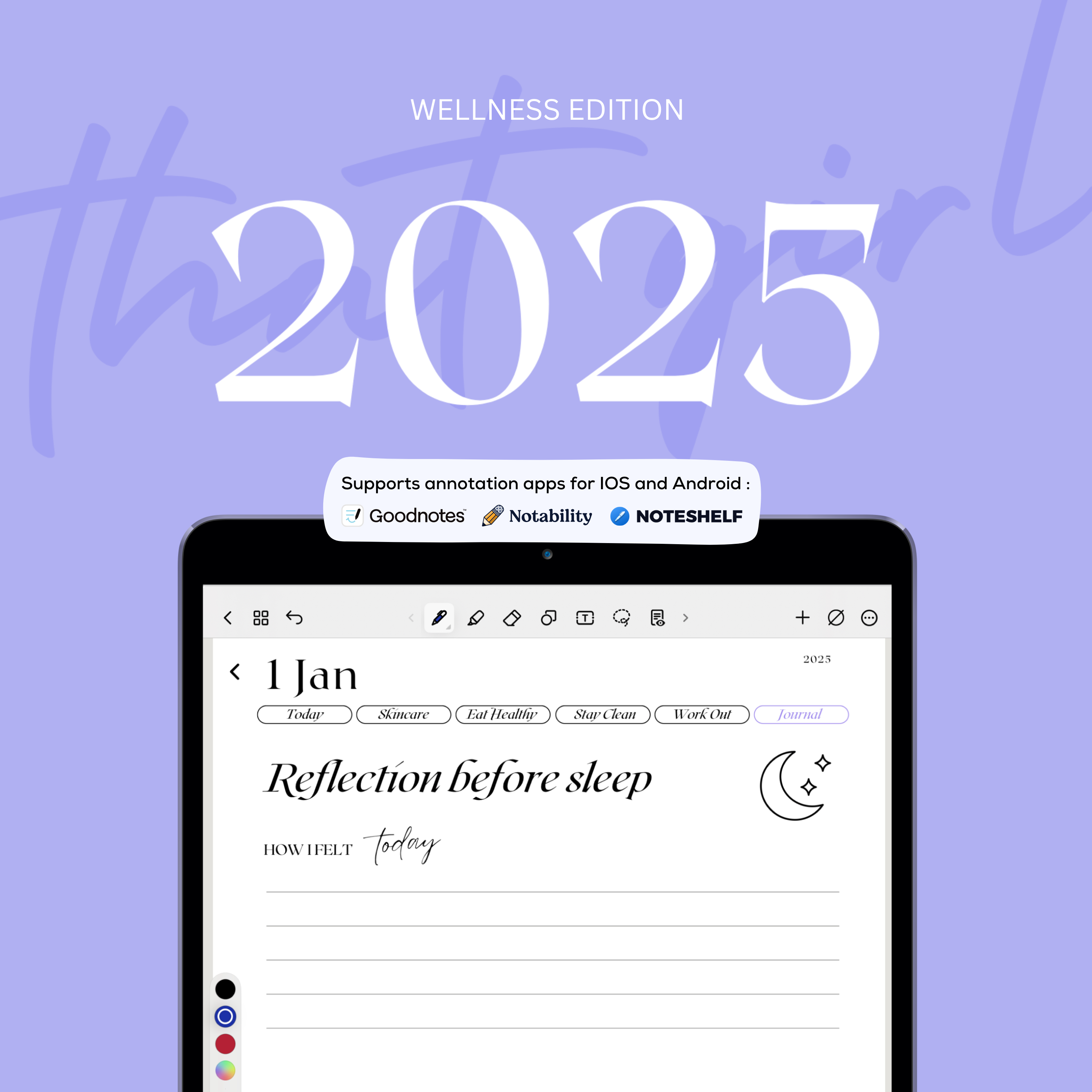 2025 That Girl Planner: Wellness