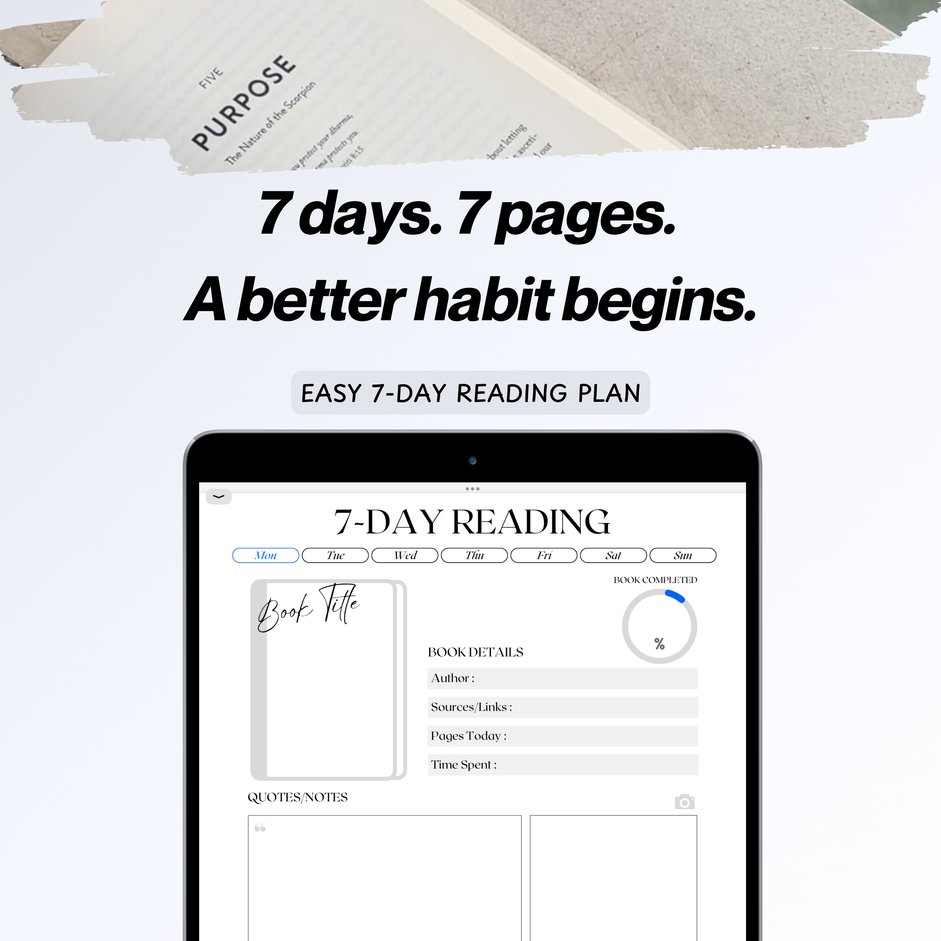 Easy 7-Day Reading Plan