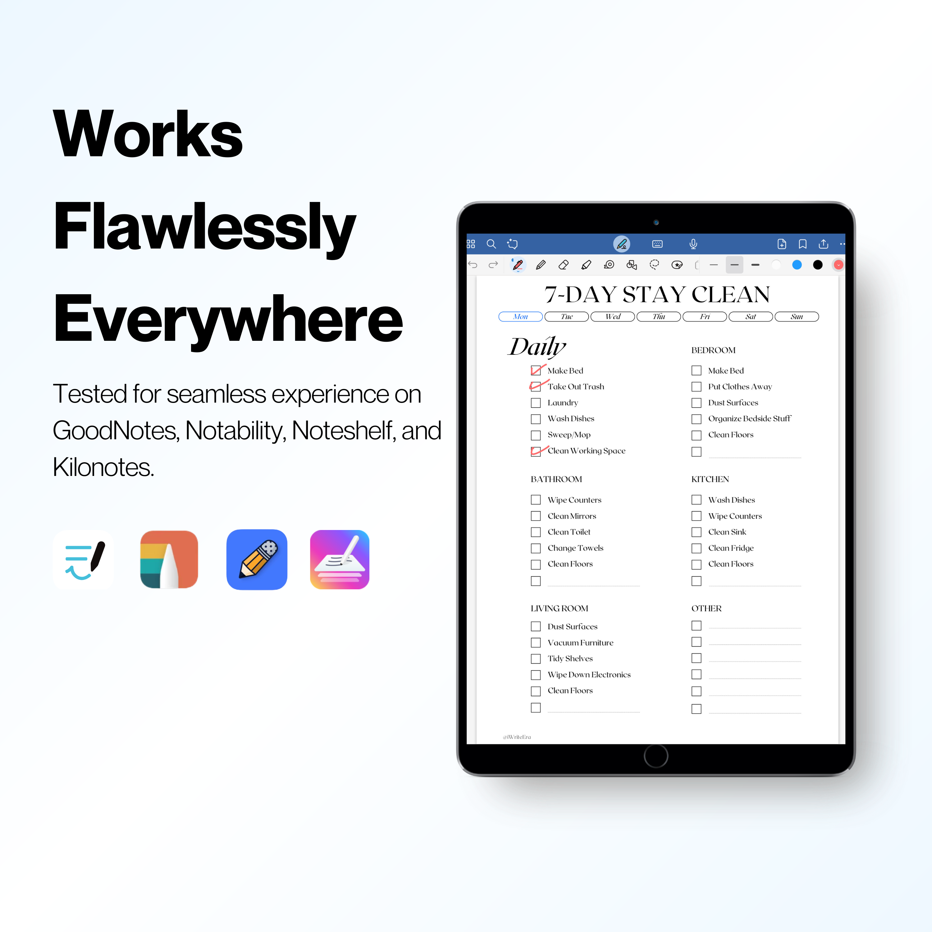 Easy 7-Day Cleaning Plan