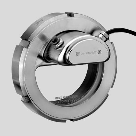 Demi-lune ME-LED Inox