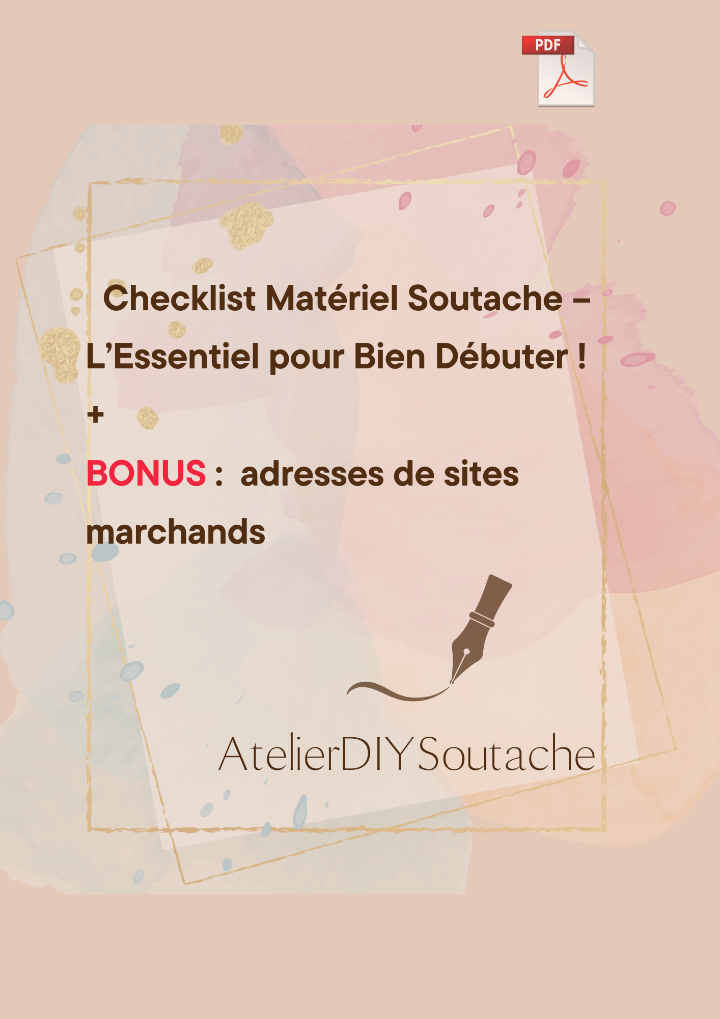 Checklist Matériel Soutache – L’Essentiel pour Bien Débuter ! + Bonus