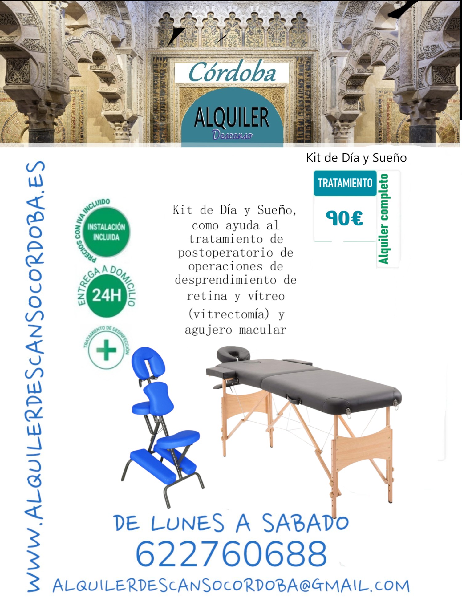 Soluciones para el tratamiento de postoperatorio de operaciones de desprendimiento de retina y vítreo ( vitrectomía ) y agujero macular.