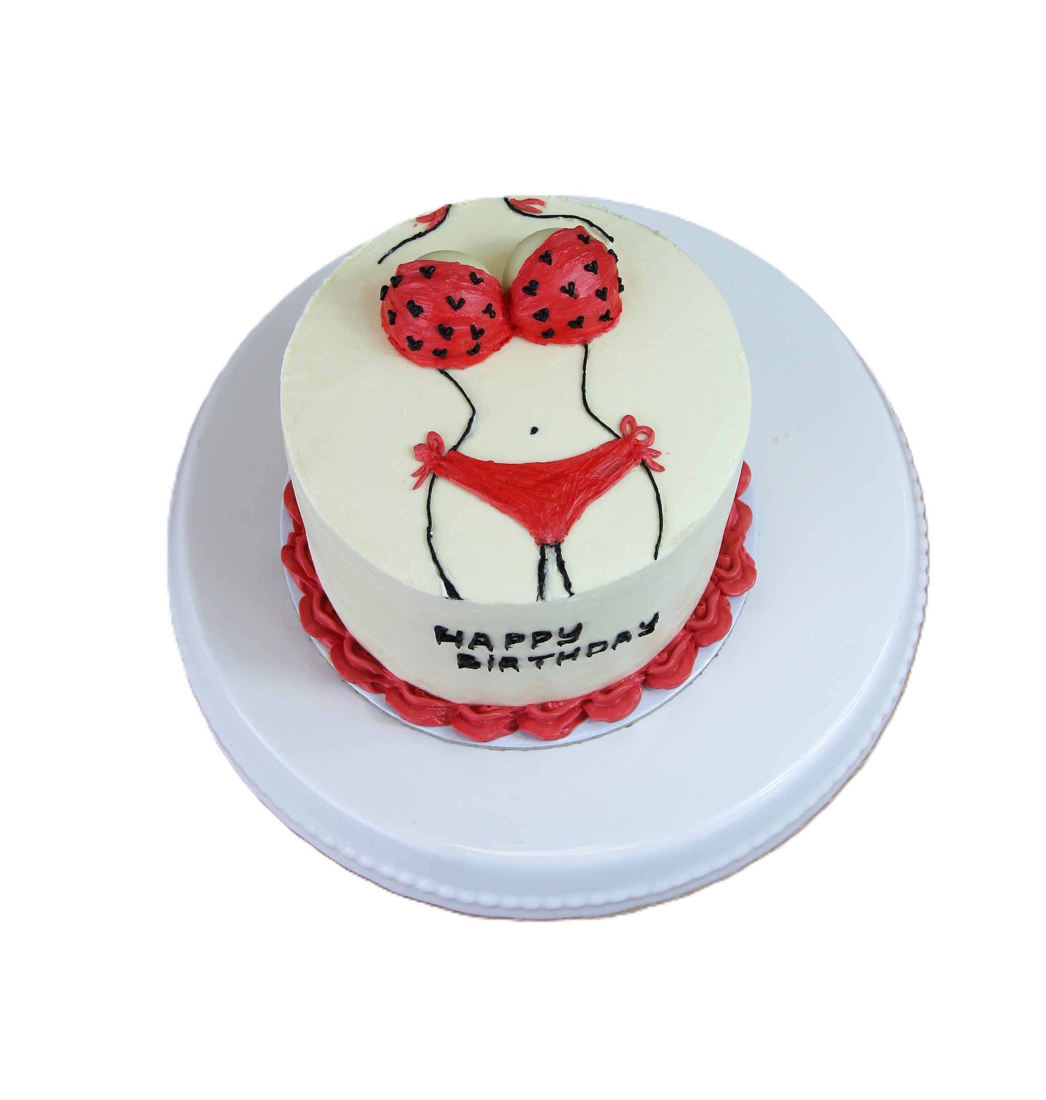 🎂 Sexy narodeninová torta "Bikiny girl"