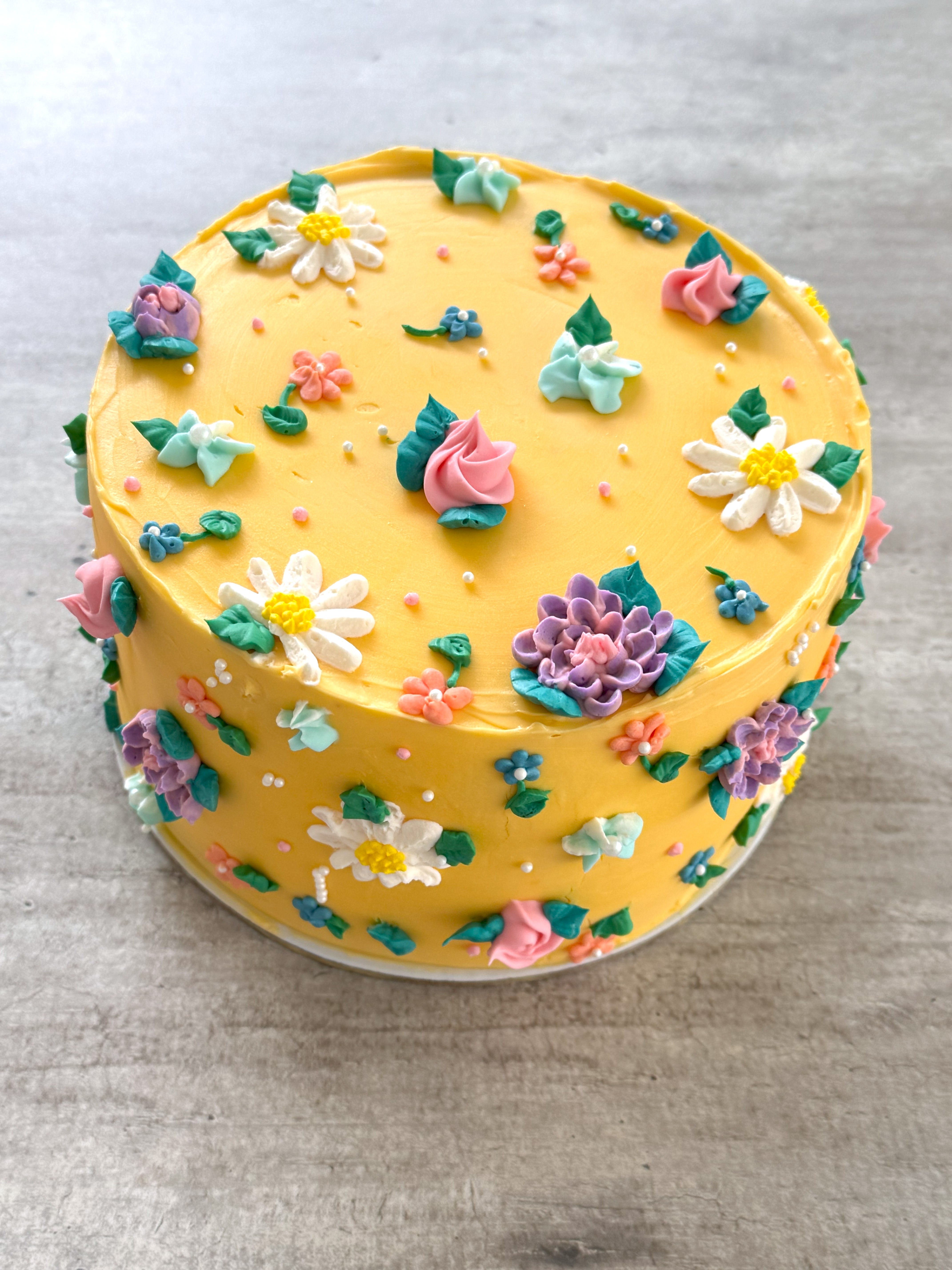 Bento torta s kvetmi 3