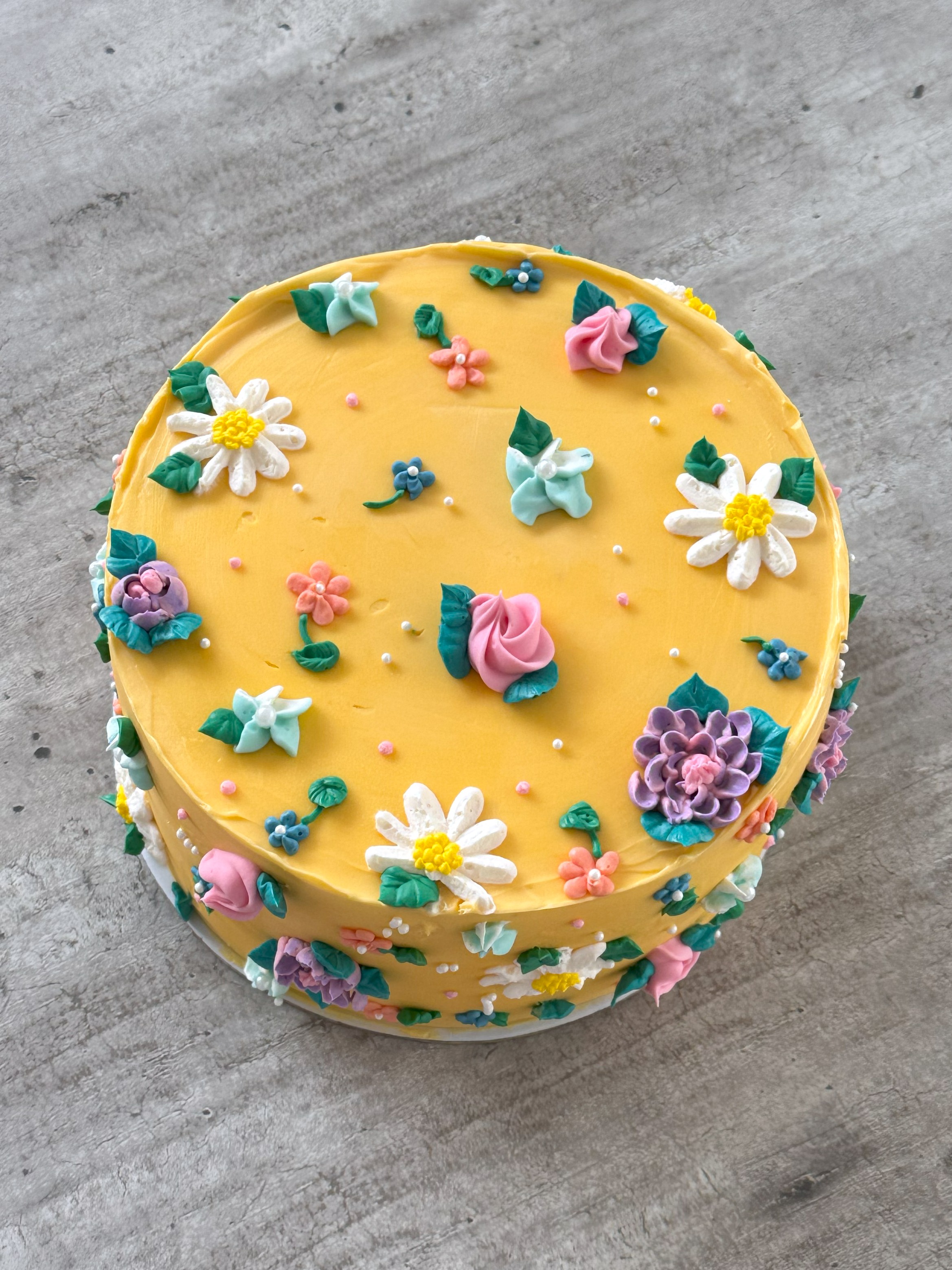 Bento torta s kvetmi 3