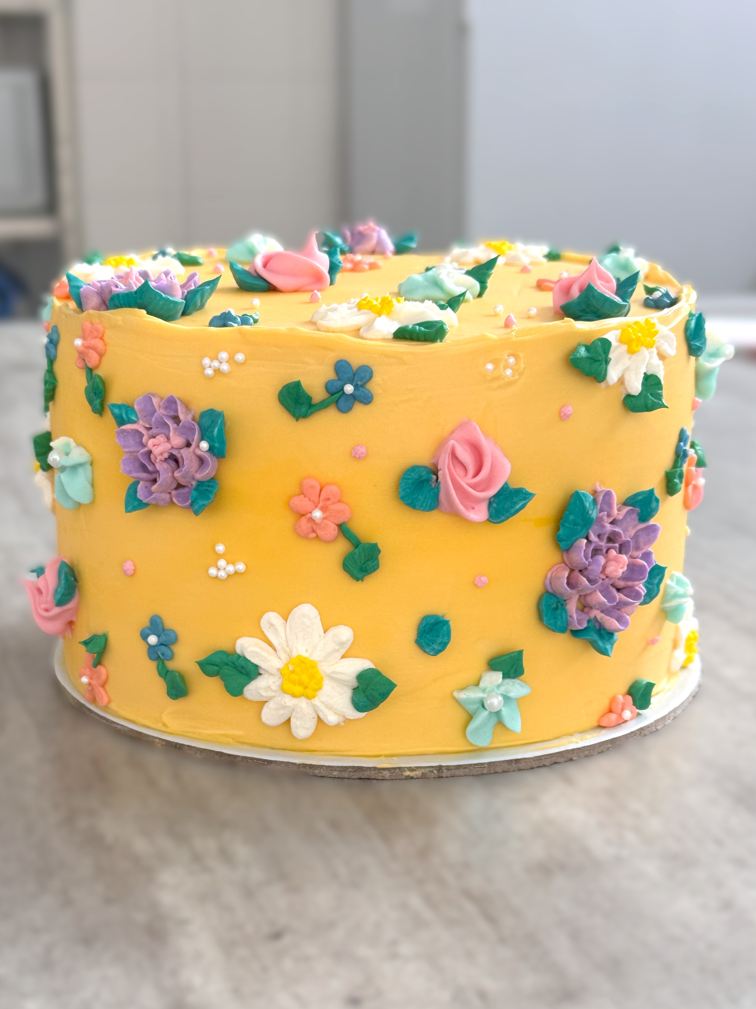 Bento torta s kvetmi 3