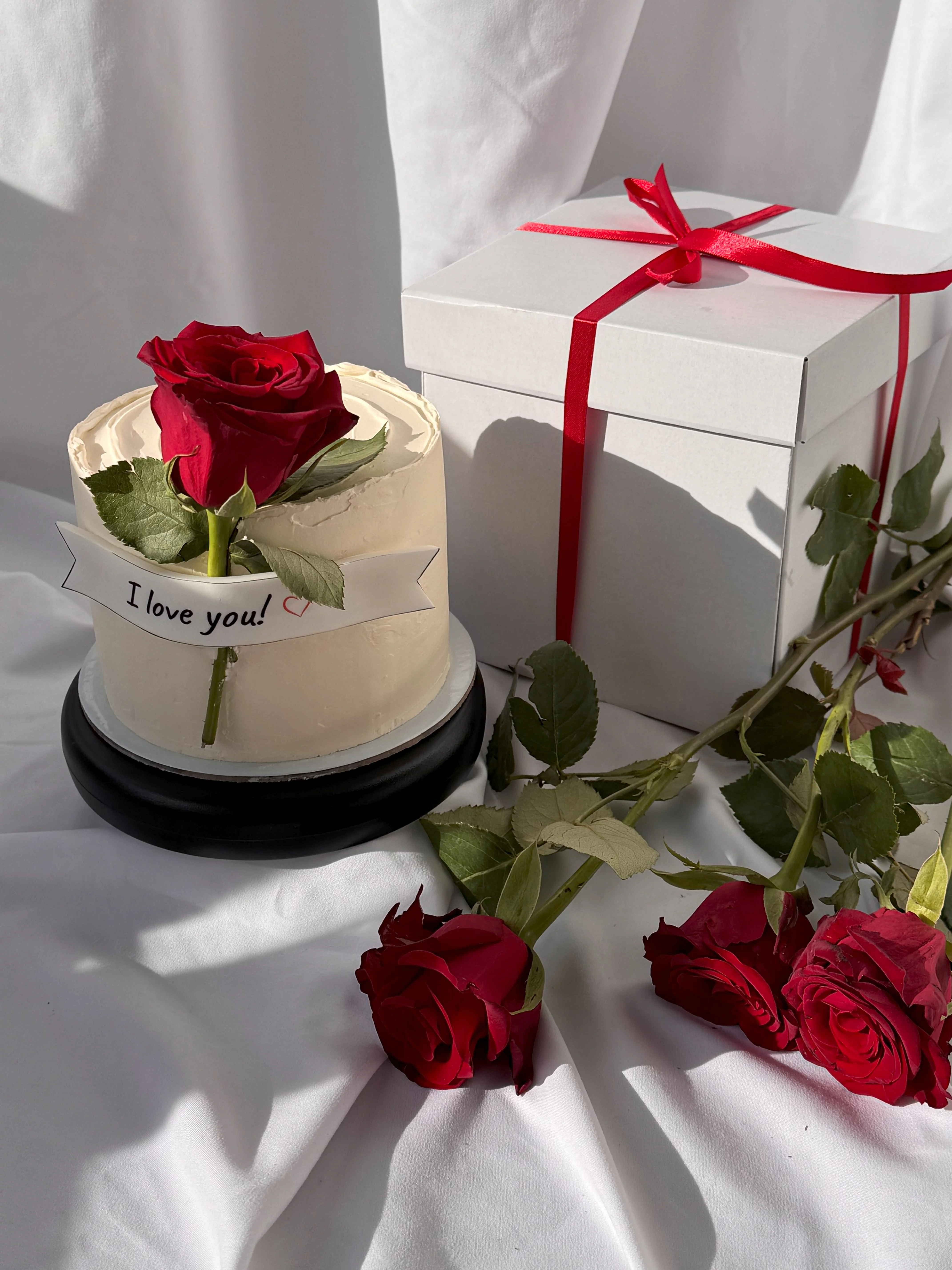 🌹 Romantická torta „I love you!“ ** od 1 kg **