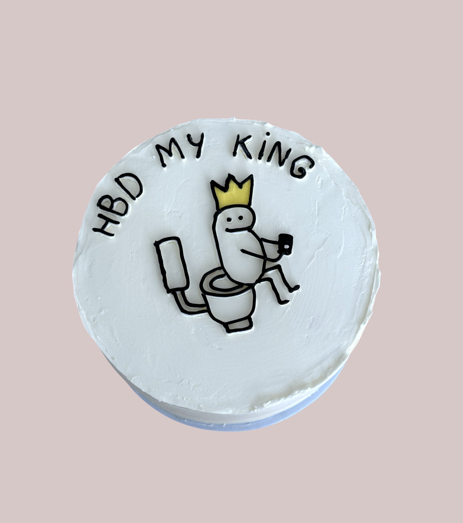 🎂 Bento torta – 👑🎂 HBD MY KING 🎂👑