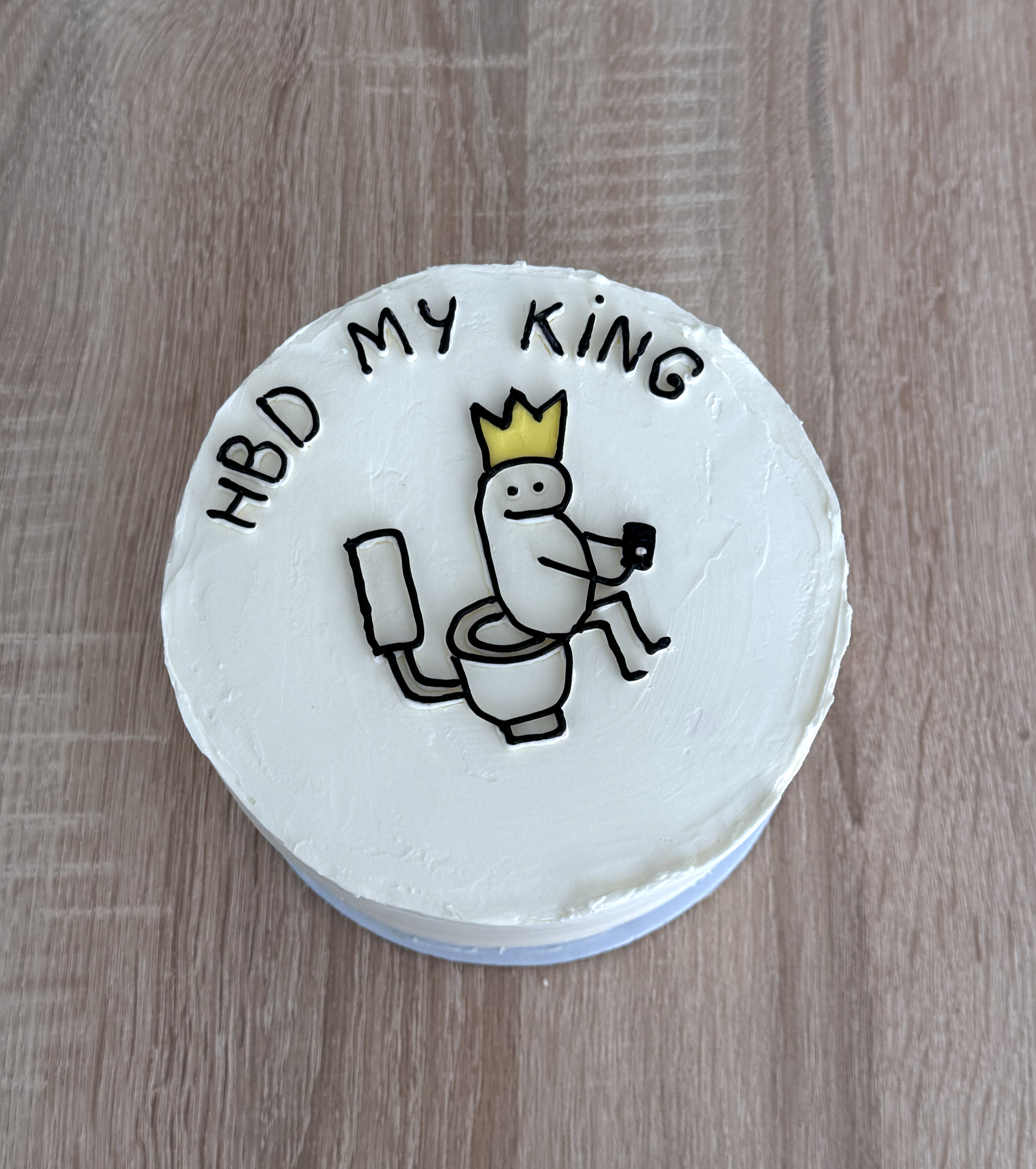 🎂 Bento torta – 👑🎂 HBD MY KING 🎂👑