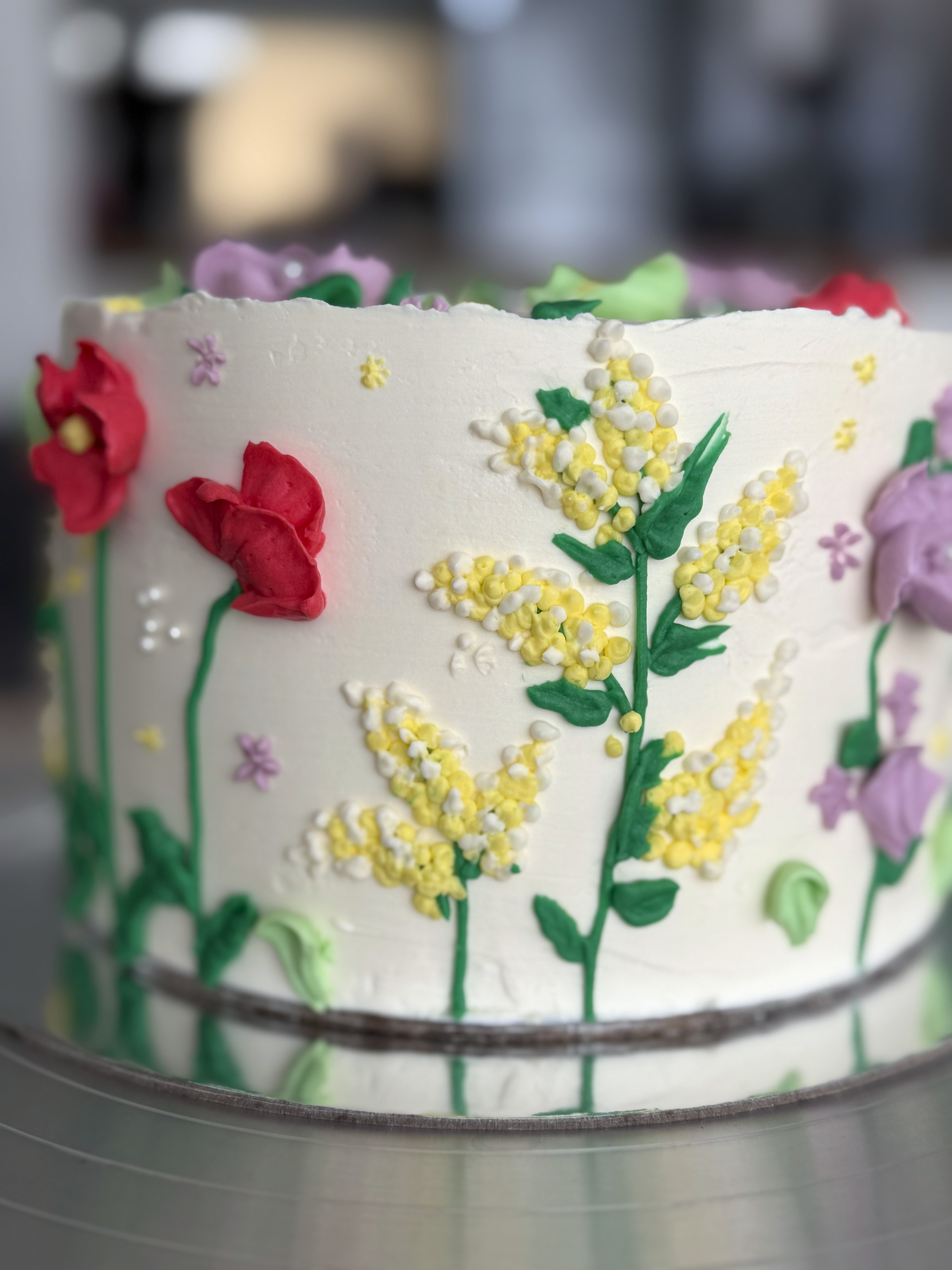 Flower Cake – torta s ručne zdobenými kvetmi