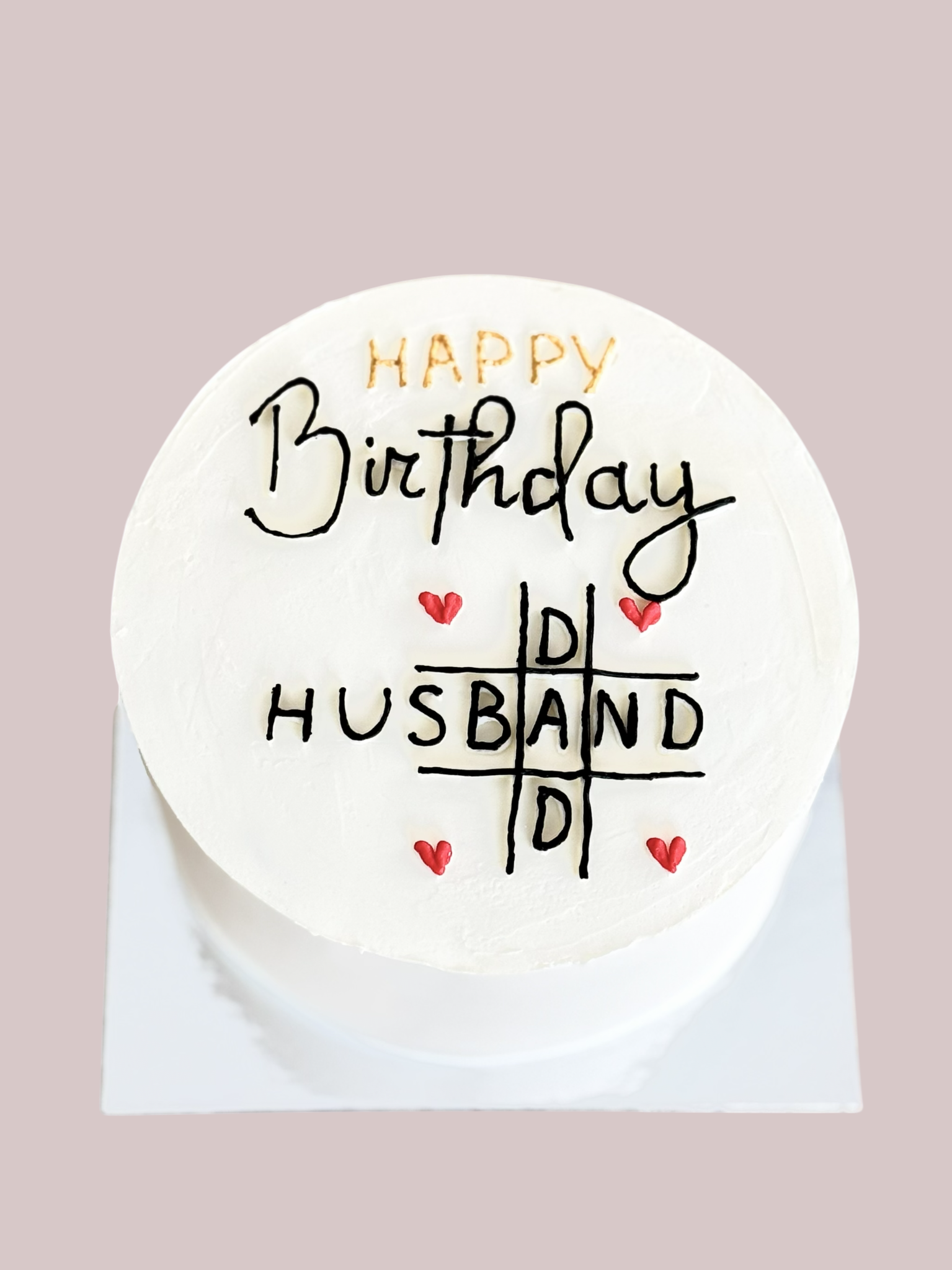 🎂 Bento torta – Happy Birthday, Husband