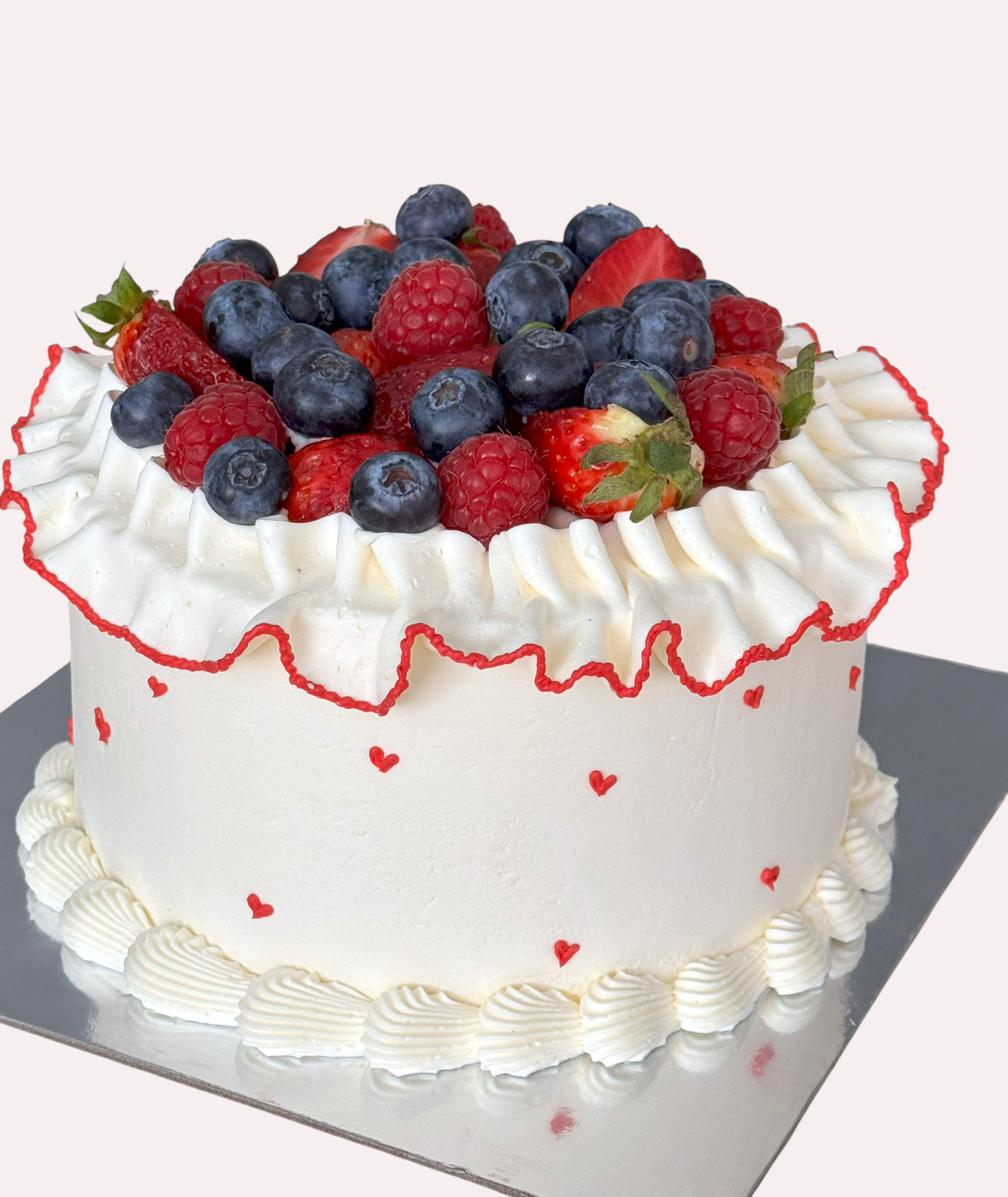 Bento torta s ovocným zdobením